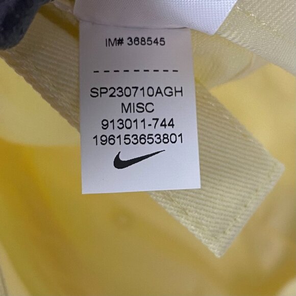 Nike Heritage86 Hat Cap 1SIze Adjustable Yellow Futura 913011-744 - Picture 10 of 10